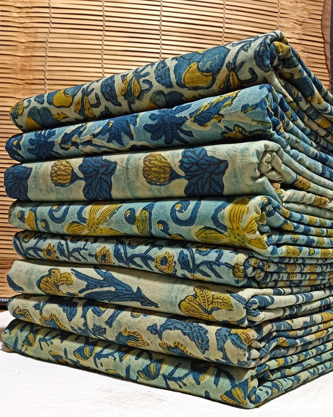 Ajrak Indigo Print