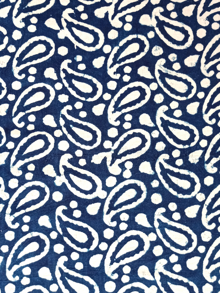 Dabu Indigo Small Keri Jaal Print
