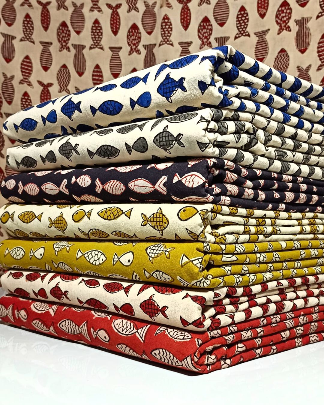 Bagru Fish Print