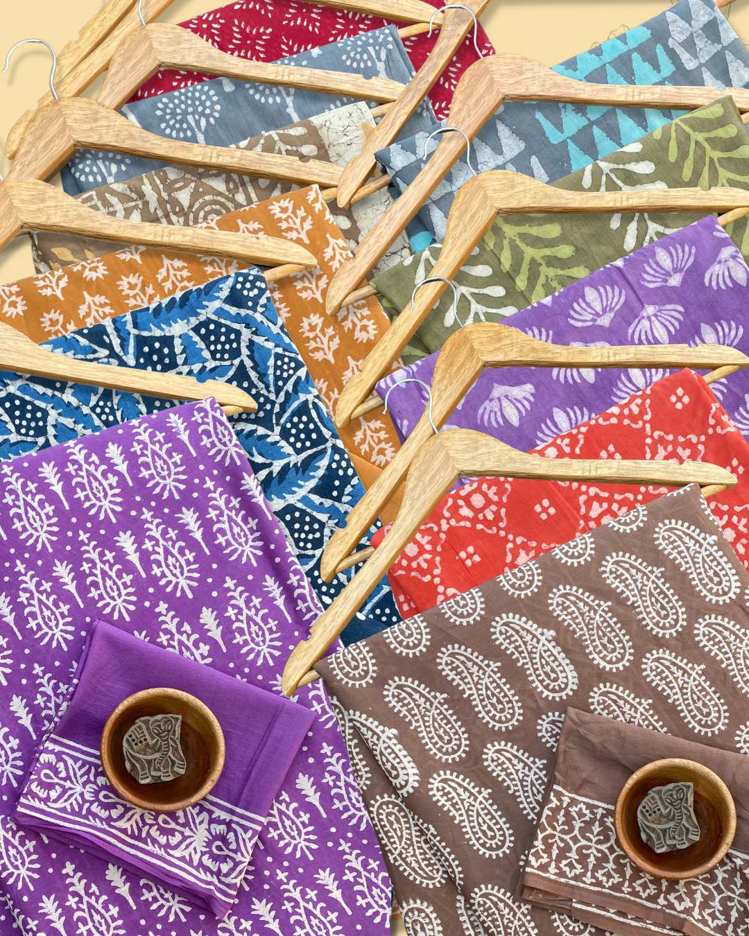 Dabu Handblock Print Saree