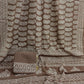 Keri Jaal Straight Butti Brown Mud Dabu Hand Block Print Saree
