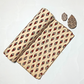 Bagru Single Motif Butta Base Cream Flower Grey And Leave Yellow Colour Hand Block Print Fabric