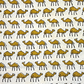 Bagru Yellow Camel Motif Hand Block Print