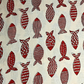 Bagru Big Fish Off Red Print