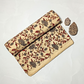 Bagru Kalamkari  Flower Jaal Base Cream , Flower Grey With Red Leave Colour Block Print Fabric
