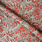 Jawtha Red Vanaspati Leave Print
