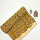 Bagru Small Butti Base Black And Off Black Butti Colour Hand Block Print Fabric