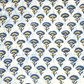 Ajrak Small Jaal Butti With Indigo Base Print