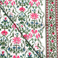 Mughal Pink And Parrot Green Floral Jaal Print