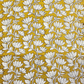 Bagru Kalamkari Yellow And Grey Flower Jaal Print
