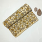 Kalamkari Jaal Base Black And Flower Red With Leave Off White Colour Hand Block Print Fabric