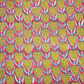 Bagru Kalamkari Mustrad Yellow Butta With Red Base Print