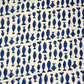 Bagru Small Fish Off Blue Print
