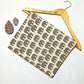 Bagru Hand Block Elephant Print Grey Color  Motif Hand Block Print