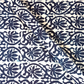 Dabu Indigo Floral Jaal Leave Print