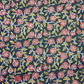 Bagru Kalamkari Red With Green Leave Jaal Print Fabric