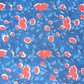 Jawtha Red And Indigo Patar Jaal Floral Print