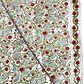 Mughal Red And Aqua Green Kalalmkari Floral Jaal Print
