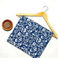Geometric Kids Bag Motif Mud Dabu Indigo Hand Block Dabu Print Fabric