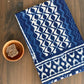 Matki Moti 2 Kaam Lehriya Mud Dabu Base With Indigo Leh With Single Kaam Border Hand Block Print