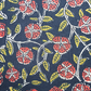 Bagru Kalamkari Red With Green Leave Jaal Print Fabric