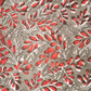 Jawtha Red Vanaspati Leave Print