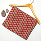 Bagru Chokdi Stripes Base Yellow With Chokdi Black Colour Hand Block Print Fabric