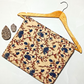 Bagru Kalamkari Flower Jaal Base Cream Flower Blue With Off Yellow Leave Colour Hand Block Print