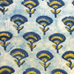 Ajrak Small Jaal Butti With Indigo Base Print