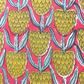 Bagru Kalamkari Mustrad Yellow Butta With Red Base Print