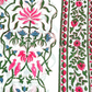 Mughal Pink And Parrot Green Floral Jaal Print