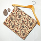 Bagru Kalamkari  Flower Jaal Base Cream , Flower Grey With Red Leave Colour Block Print Fabric