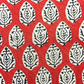 Bagru Chokdi Stripes Base Yellow With Chokdi Black Colour Hand Block Print Fabric