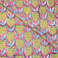 Bagru Kalamkari Mustrad Yellow Butta With Red Base Print