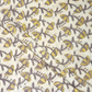Ajrak Kashish  Mustrad Yellow Umbrella Jaal With Off Cream Base Print