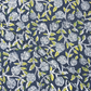 Bagru Kalamkari Grey And Black Jaal Print Fabric