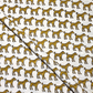 Bagru Yellow Dog Motif Hand Block Print