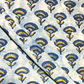 Ajrak Small Jaal Butti With Indigo Base Print