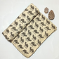 Bagru Grey Camel Motif Hand Block Print