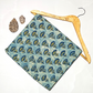 Ajrak Small Jaal Butti With Indigo Base Print