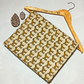 Bagru Yellow Dog Motif Hand Block Print
