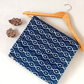 Dabu Indigo Geometric Chain Sakapara Print
