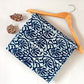 Dabu Indigo Floral Jaal Leave Print