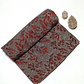 Jawtha Red Vanaspati Leave Print