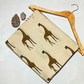Bagru Yellow Color Giraffe Motif Hand Block Print