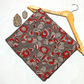 Jawtha Kalamkari Red Floral Jaal Flower Print