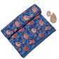 Jawtha Kalamkari Red And Indigo Floral Root Jaal Print