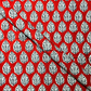 Bagru Chokdi Stripes Base Yellow With Chokdi Black Colour Hand Block Print Fabric