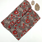 Jawtha Kalamkari Red Floral Jaal Flower Print