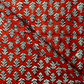 Butti 2 Kaam Base Red And Black Butti Colour Hand Block Bagru  Print  Fabric